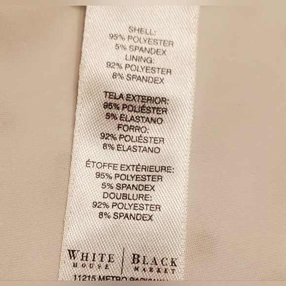 White House Black Market White Sleeveless Embellished Drop Waist Dress Size S - Picture 7 of 8